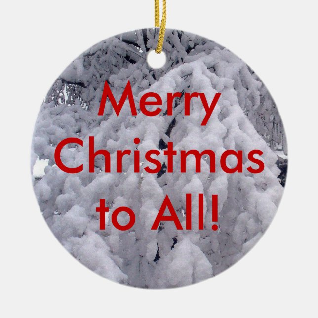 God jul till alla ornament (Framsidan)