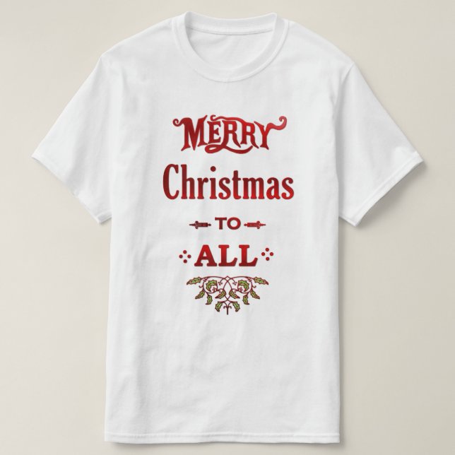 God jul till alla tee (Design framsida)