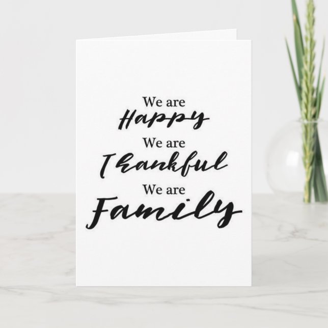 GOD JUL TILL ***BÄSTA FAMILJ NÅGON*** KORT (Framsida)