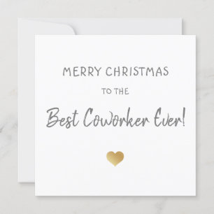 god jul till bästa samarbetspartner/chef guld hjär julkort