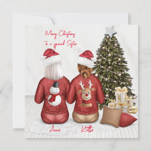 God Jul till bästa vän julkort Inbjudningar