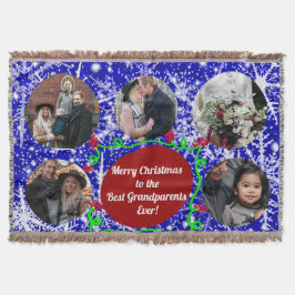 God jul till Best Grandparent, 5 foton Filt