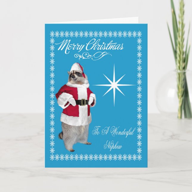 God jul till brorsonhälsningkortet helgkort (Framsida)