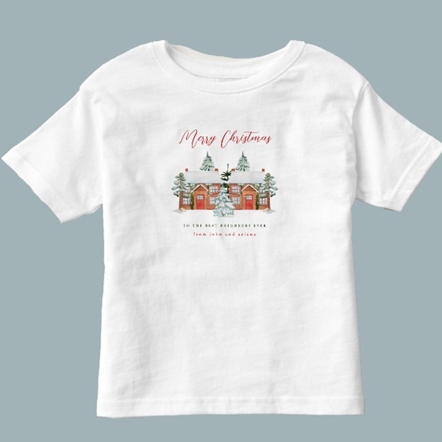God jul till de bästa grannländerna någonsin t shirt (Skapare uppladdad)