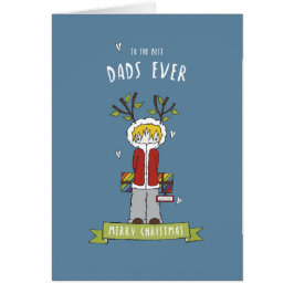 God jul till den bäst pappor hälsningskort