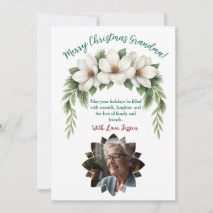 God jul till den mest fantastiska mormor julkort