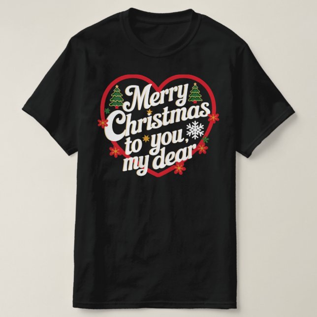 God jul till dig t shirt (Design framsida)