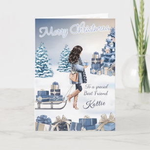 God jul till en mycket Speciell vänskaplig jul Kort