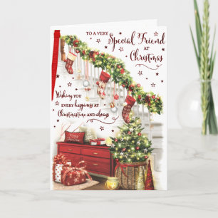 God jul till en mycket Speciell vänskaplig jul Kort