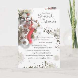 God jul till en mycket Speciell vänskaplig jul Kort