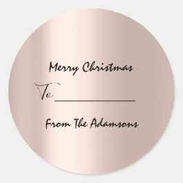 God jul till..från Namn Helgdagar Ro Runt Klistermärke