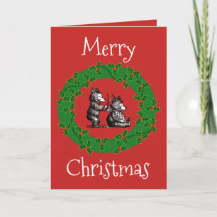God jul till frisören helgkort