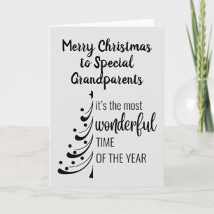 GOD JUL TILL **GRANDPARENTER** HELGKORT