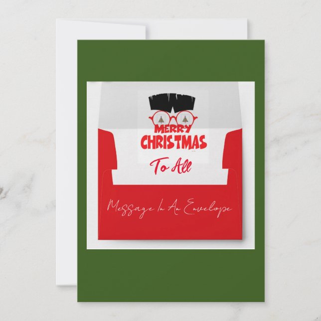 God jul till hela jul julkort (Framsida)