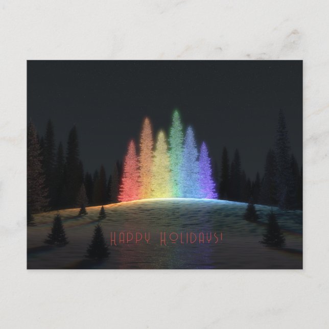 God jul till hela julkortet helg vykort (Framsida)