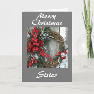 GOD JUL TILL MIG **SISTER** KORT