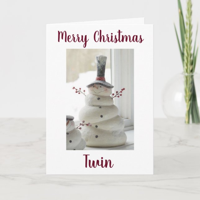 GOD JUL TILL MIG ***TWIN*** HELGKORT (Framsida)