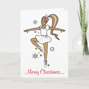 God jul till min BallerinaPrincess Helgkort