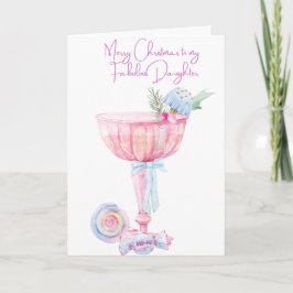 God jul till min dotter helgkort