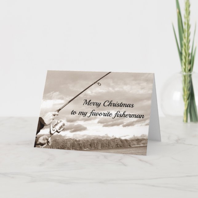 GOD JUL TILL MIN FAVORITFÅNGST KORT (Framsida)