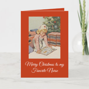 god jul till min favoritsjuksköterska helgkort