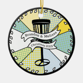 God jul till min favoritskiva Golfer Julgransprydnad Keramik