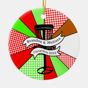 God jul till min favoritskiva Golfer Julgransprydnad Keramik