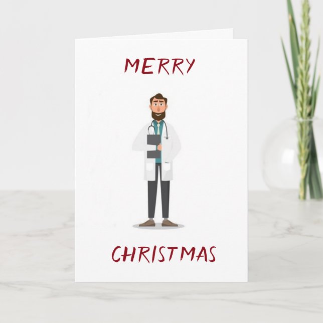 *GOD JUL* TILL MIN ***HÅRT ARBETE MAKE*** HELGKORT (Framsida)