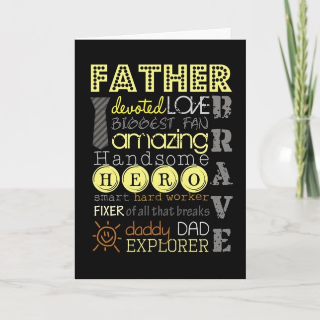 **GOD JUL** TILL MIN LEVANDE "PAPPA" KORT (Framsida)