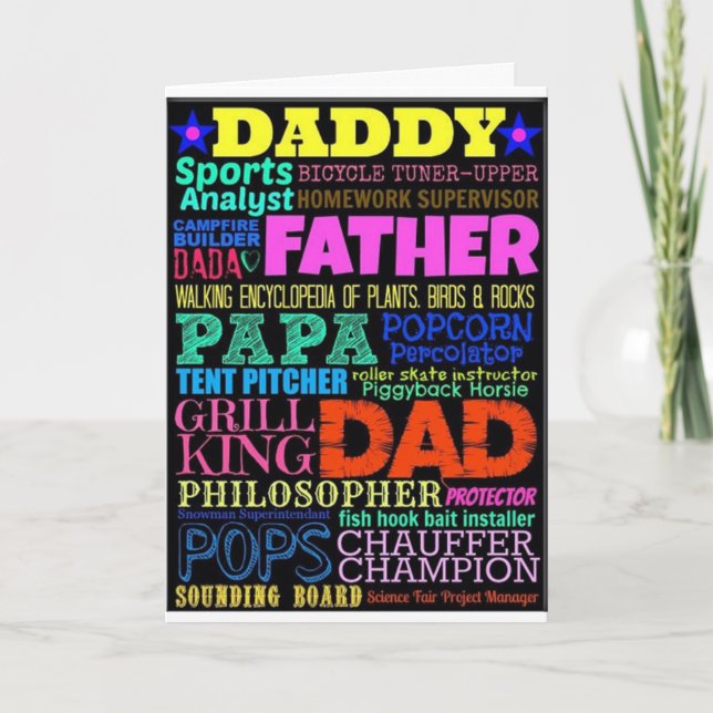 **GOD JUL** TILL MIN LEVANDE "PAPPA" KORT (Framsida)