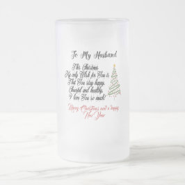 God jul till min make Frostad Glasöl Frostat Ölglas