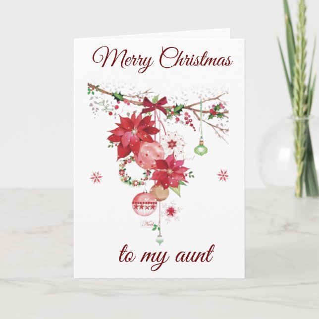 GOD JUL TILL ***MIN MOSTER** HELGKORT (Framsida)