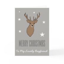 God jul till mitt älskvärda pojkvänkort