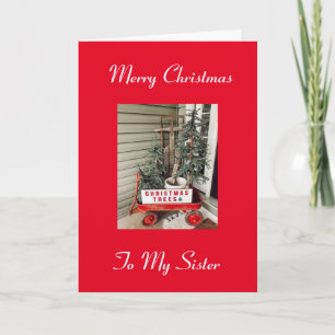 **GOD JUL** TILL MITT SPECIELL **SISTER** KORT