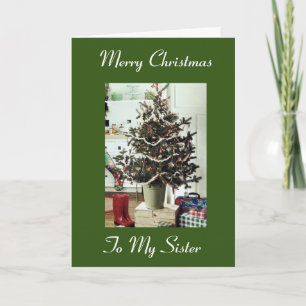 **GOD JUL** TILL MITT SPECIELL **SISTER** KORT