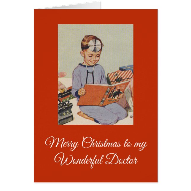 God jul till mitt underbara Doktor Hälsningskort (Framsidan)