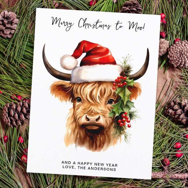 God jul till MOO Helg Vykort (Skapare uppladdad)