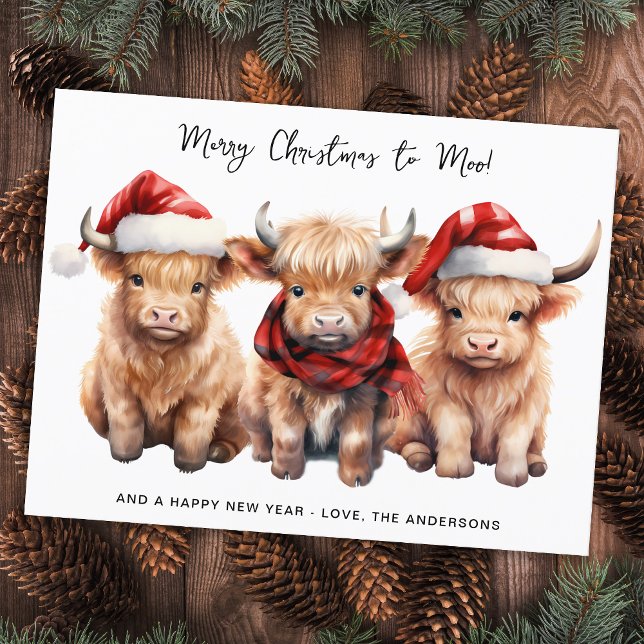 God jul till MOO Helg Vykort (Skapare uppladdad)