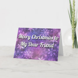 God jul till Personligen Min vän Helgkort