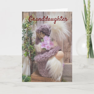 *GOD JUL* till vår *GRANDDAUGHTER* CHRISTMAS Helgkort