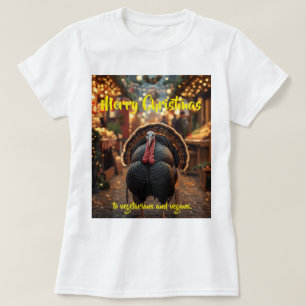 God jul till vegetarianer och veganer. t shirt