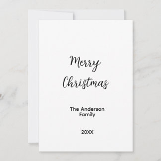God jul tillägg familjen namn år text anpassad julkort