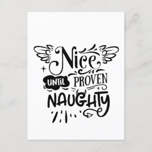 God jul tills Beven Naughty Funny Santa Helg Vykort