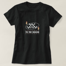 "God jul "Tis the Season Festive Design" T Shirt