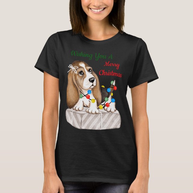 God Jul Tjejer  T Shirt (Framsida)