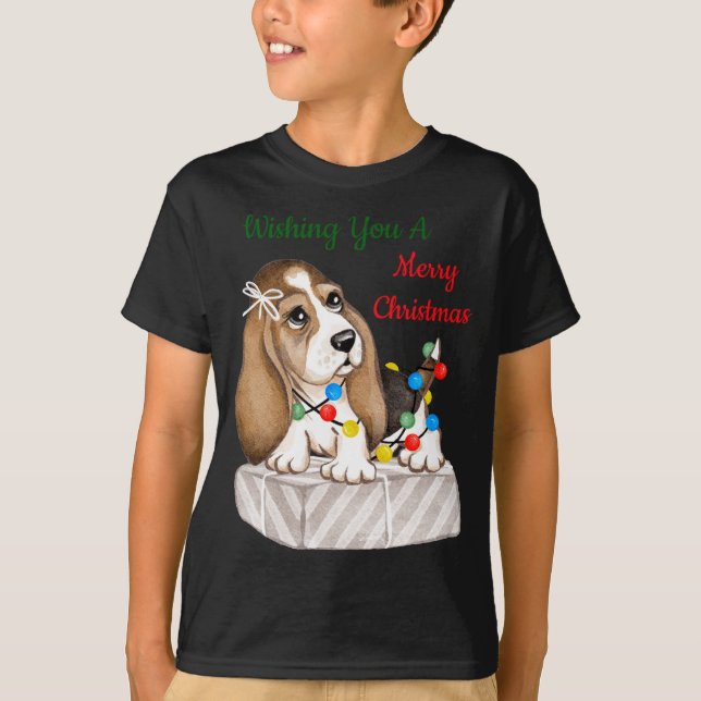 God Jul Tjejer  T Shirt (Framsida)