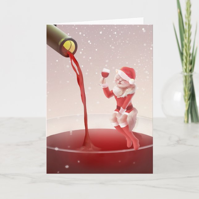 God jul Toast Kort (Framsida)
