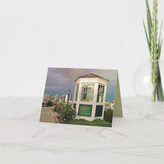 God jul Toll Booth med avseende på San Diego Helgkort (Framsida)