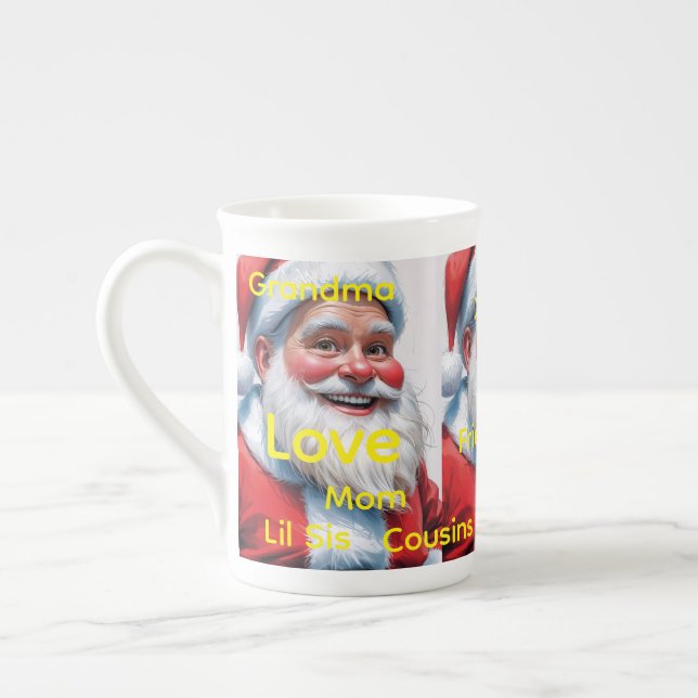 God Jul Tomte Benporslin Mugg (Vänster)