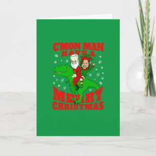 god jul tomte biden kamala harris dinosaur inbjudan